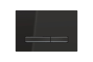 Кнопка для инсталляции для унитаза, цвет: черный