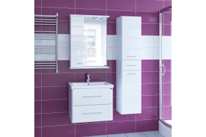 Тумба с раковиной подвесная Санта Омега 60 белый - 3