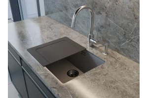 Разделочная доска для кухонной мойки Omoikiri графит (4999099) - 2