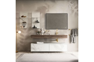 Зеркало Vincea 80х60 черное с подсветкой - 2