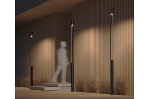 Наземный высокий светильник Maytoni Mill O427FL-L30GF3K - 3