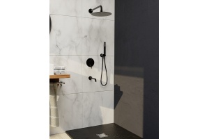 Душевой комплект RGW Shower Panels SP-55G черный матовый - 2