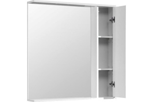 Зеркало-шкаф Aquaton Стоун 80 R с подсветкой белый - 2