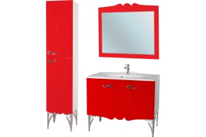 Шкаф-пенал Bellezza Эстель 40 R красный - 3