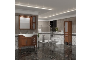 Шкаф-пенал Opadiris Мираж 45 R светлый орех - 2