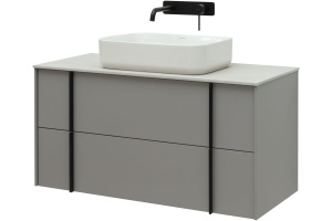 Тумба под раковину Allen Brau Reality 100 серый матовый