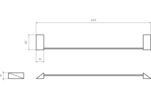 Полотенцедержатель Boheme New Venturo 10312-G - 2