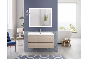 FAMILY База под раковину подвесная с двумя выкатными ящиками, Pino Bianco, 1000x480x550, Family-1000-2C-SO-PB