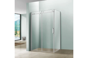 Боковая стенка Vincea Como Soft 80х200 профиль хром стекло прозрачное - 2