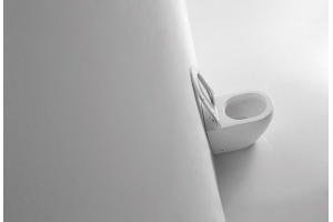 Унитаз приставной Ceramalux белый (NS-3176) - 3