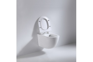 Унитаз подвесной beWash Lusso белый с сиденьем микролифт - 3