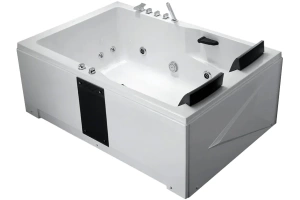 Акриловая ванна Gemy 180x120 с гидромассажем (G9061 B L)