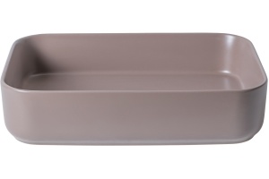 Раковина Allen Brau Fantasy Quad 50x36, коричневая - 2