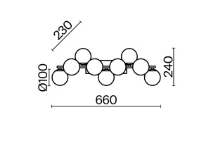 Бра Maytoni Dallas MOD547WL-09B - 2