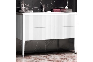 Тумба с раковиной напольная Opadiris Рубинно 120 белый