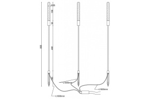 Наземный низкий светильник Favourite Reedy 4048-3T - 3