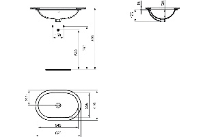 Раковина встраиваемая Ideal Standard Connect 62 белый - 2