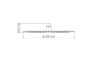 NEW A263 Верхняя душевая насадка - 3