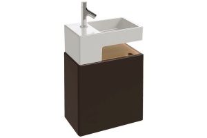 EB1178-N23  Мебель под раковину, ледяной коричневый 49,5х28х49,5 см