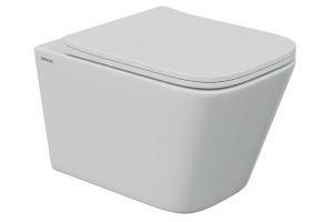 Унитаз подвесной Berges Floe белый с сиденьем микролифт