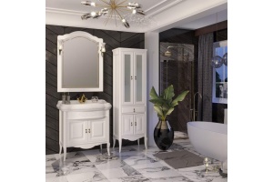 Шкаф-пенал Opadiris Лоренцо 56 белый - 2