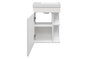 Тумба под раковину Misty Мини 40 белая глянцевая - 2