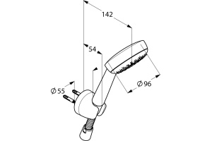 Душевой гарнитур Kludi  (6801005-00) - 3