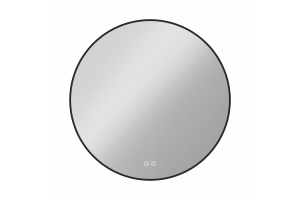 Зеркало Vincea 70х70 черное с подсветкой