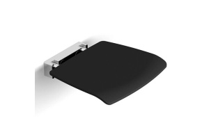 Сиденье для душа Black&White Accessories 38х37 черный