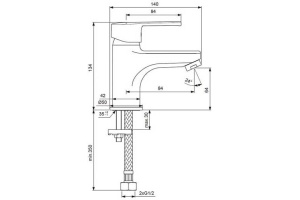 Промо-набор для ванны 3 в 1 Vidima Uno Short BA376AA - 2