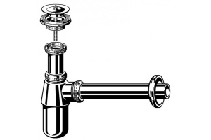 Сифон для раковины Viega 366681 с пробкой - 3