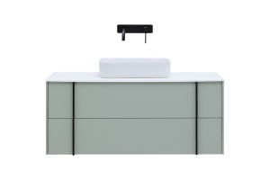 Тумба под раковину Allen Brau Reality 120 светло - зеленый матовый - 2