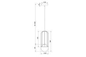 Подвесной светильник Maytoni Telford P361PL-01G - 3