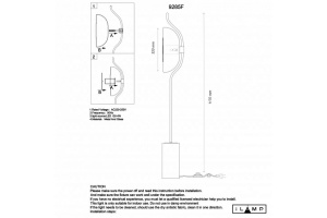 Торшер iLamp Stereo 9285F GL SM - 2