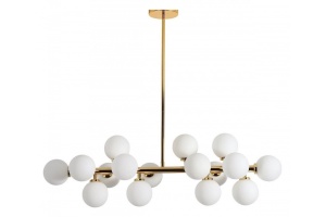 Люстра на штанге LUMINA DECO Marsiada LDP 6033-16 GD