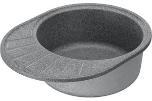 Мойка кухонная AQUATON Чезана серая - 2