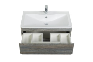 Тумба с раковиной BelBagno Albano 90 светлое дерево - 3