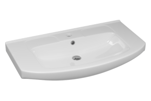 Тумба с раковиной Misty Изео 85 белая глянцевая - 3