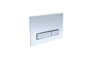 KDI-0000030 (009A-2) Панель смыва Slim Белая глянец (клавиша прямоугольная, хром) НОВИНКА - 2