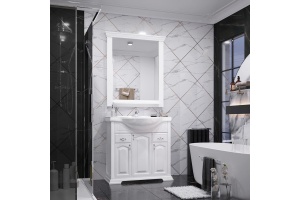 Комплект мебели Opadiris Риспекто 85 белый матовый - 2