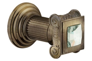 Смеситель на раковину Cezares Olimp бронзовый с ручками Swarovski - 2