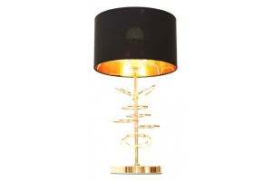 Настольная лампа декоративная LUMINA DECO Fabi LDT 5530 F.GD+BK