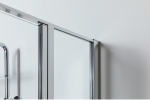 Душевая дверь Allen Brau Priority 90 профиль хром стекло прозрачное - 2