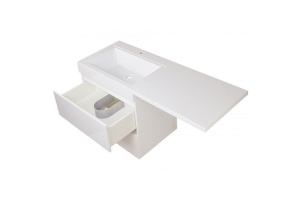 Тумба под раковину Style Line Даллас 115 Люкс Plus, белый (СС-00000651) - 3