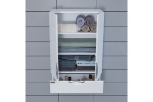 Шкаф подвесной Санта Родос 60 белый - 3