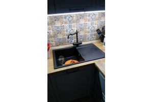 Мойка кухонная Omoikiri Daisen 78-LB черная - 2