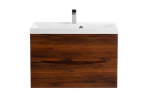 Тумба с раковиной Belbagno Marino 80 темное дерево