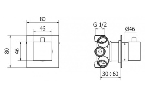 Вентиль Cezares Articoli vari (CZR-DEV5-01-Cr) - 2