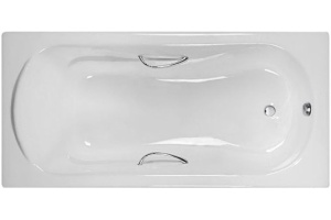 Чугунная ванна 170x80 см с ручками Castalia Venera H0000149 с антискользящим покрытием