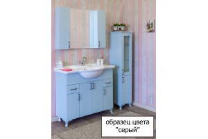 Тумба с раковиной Sanflor Глория 65 серая - 2